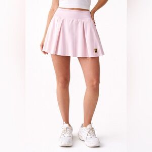 Nike Dri Fit Tennis Skirt Pink Pleated XS Athleisure Sporty Preppy